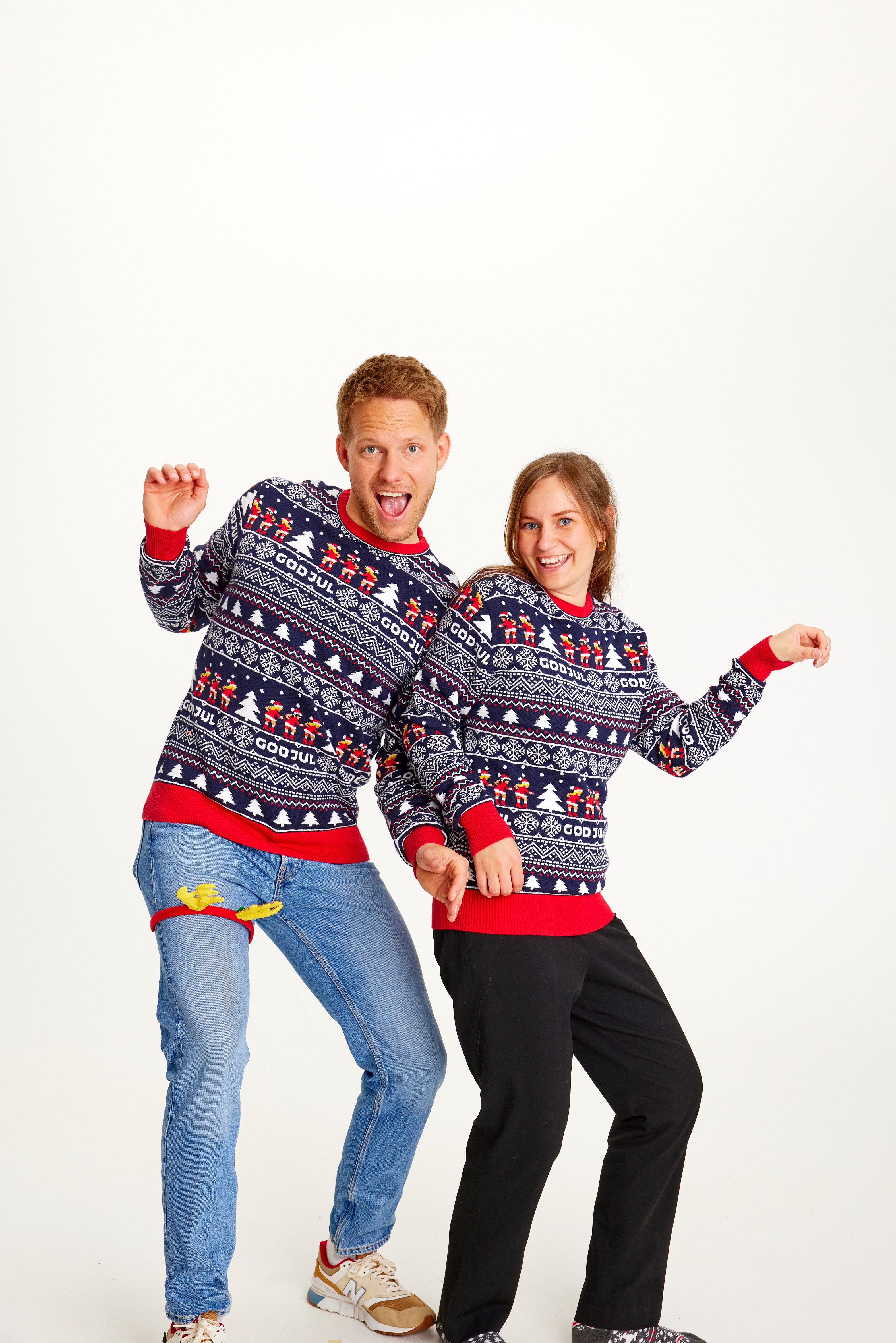 God Jul Sweater Navy - Women.